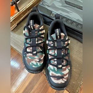 New Balance camo slip on shoes size 1.5 kids
